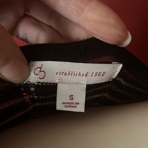 Like new db established 1962 2 layer chevron dress - Picture 8 of 16